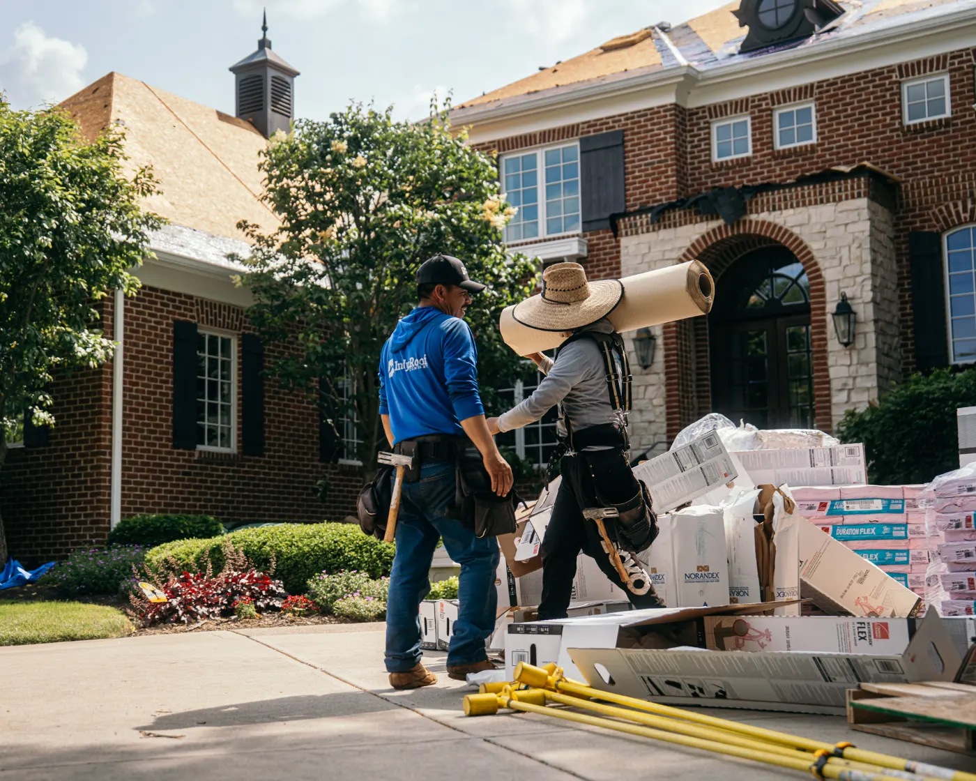 Roof inspection documented on a Sulphur Springs home